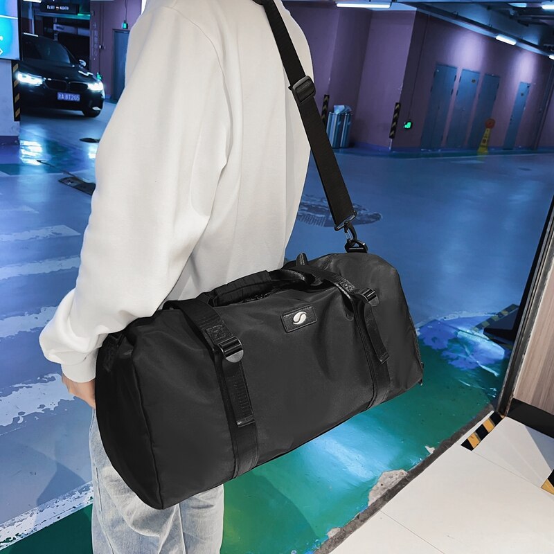 Fitness Men's Bag Sports Training Messenger Portable Travel Travel Large Capacity Storage Luggage Women's Bag With Shoe Storage
