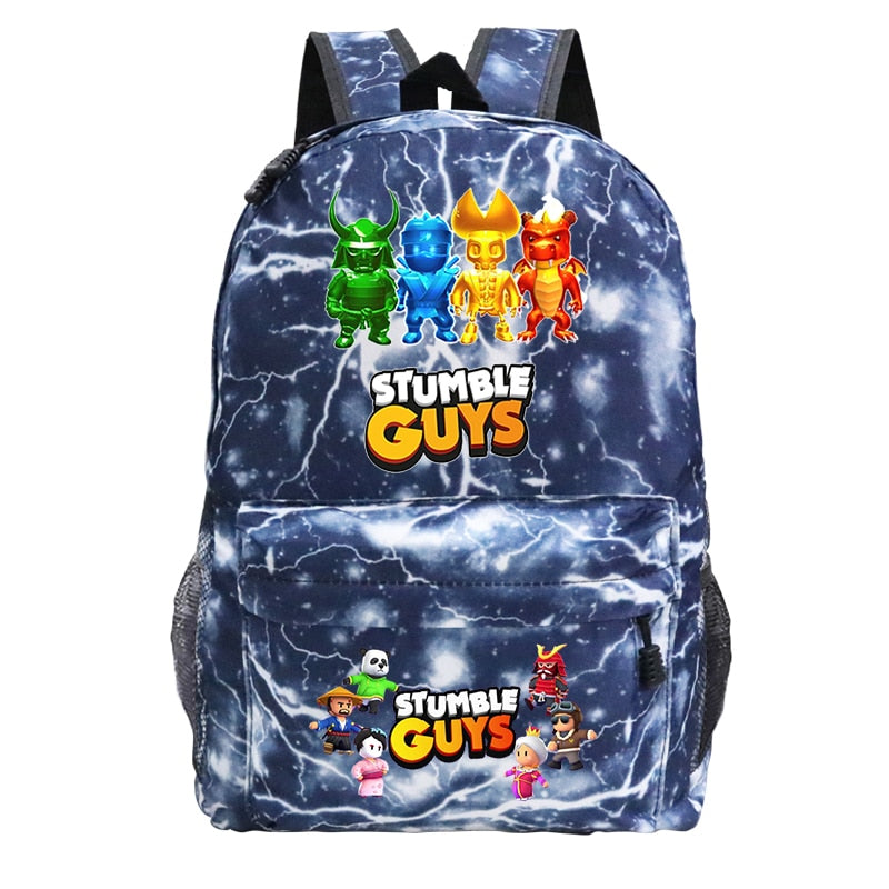 Stumble Guys School Bag 2023 Trendy Backpacks Student Bag Kawaii Light Simple Backpack Cute Multifunction Ripstop School Bag