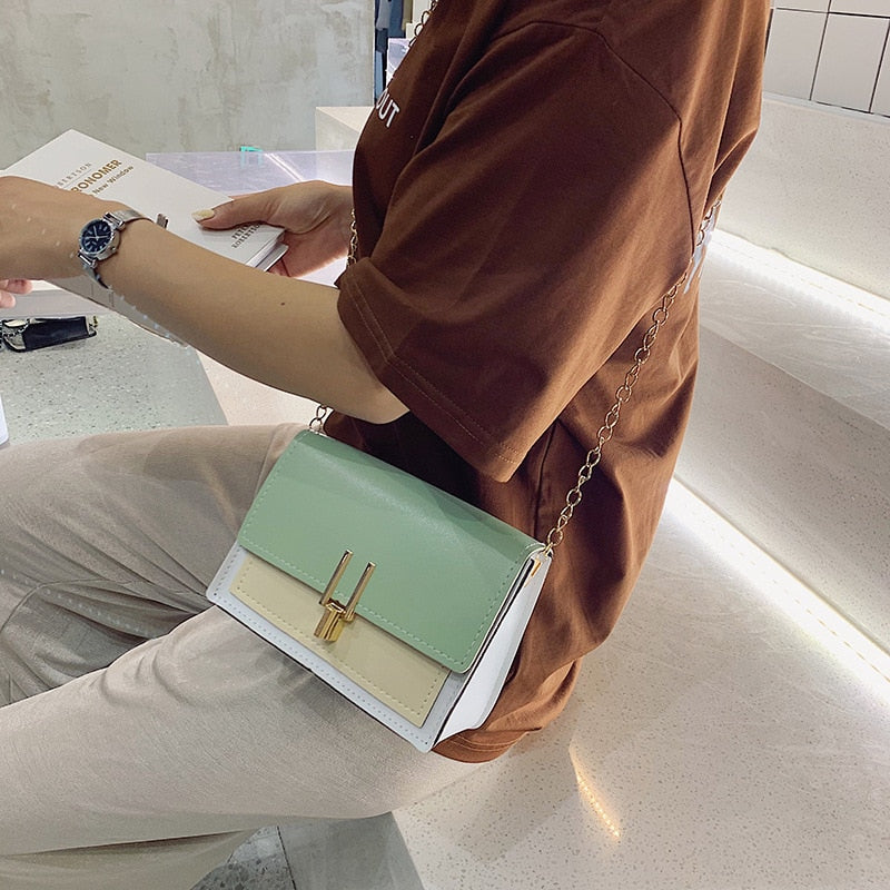 Women Bags Over The Shoulder Small Flap Crossbody Messenger Bag Girl Women's Handbags Ladies Phone Purse Small Square Bag