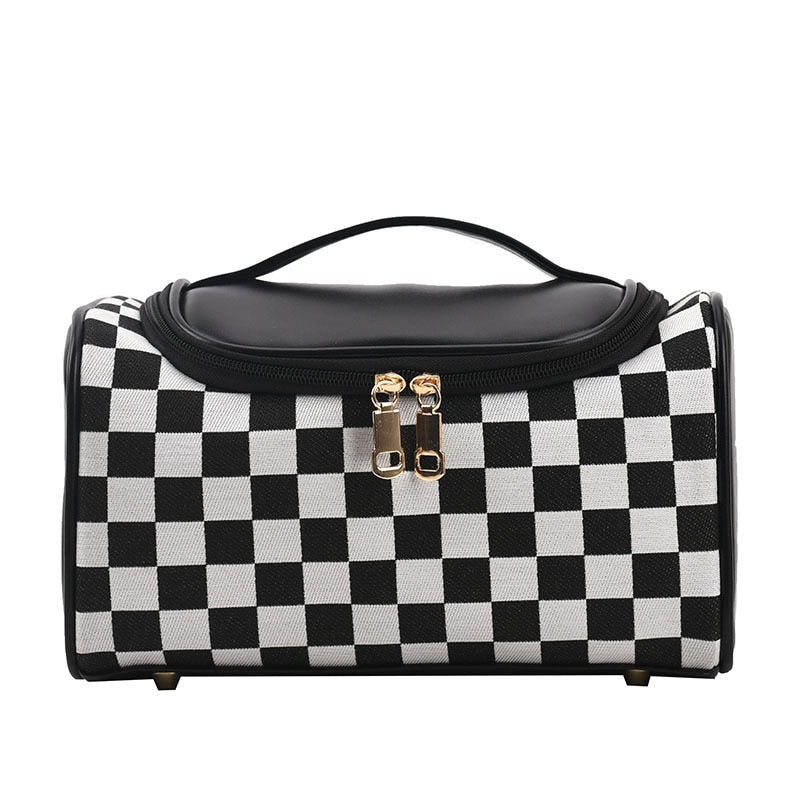 Makeup bag High quality Women Bags Large Waterproof PU Travel Cosmetic Bag Organizer Case Necessaries Make Up Wash Toiletry Bag