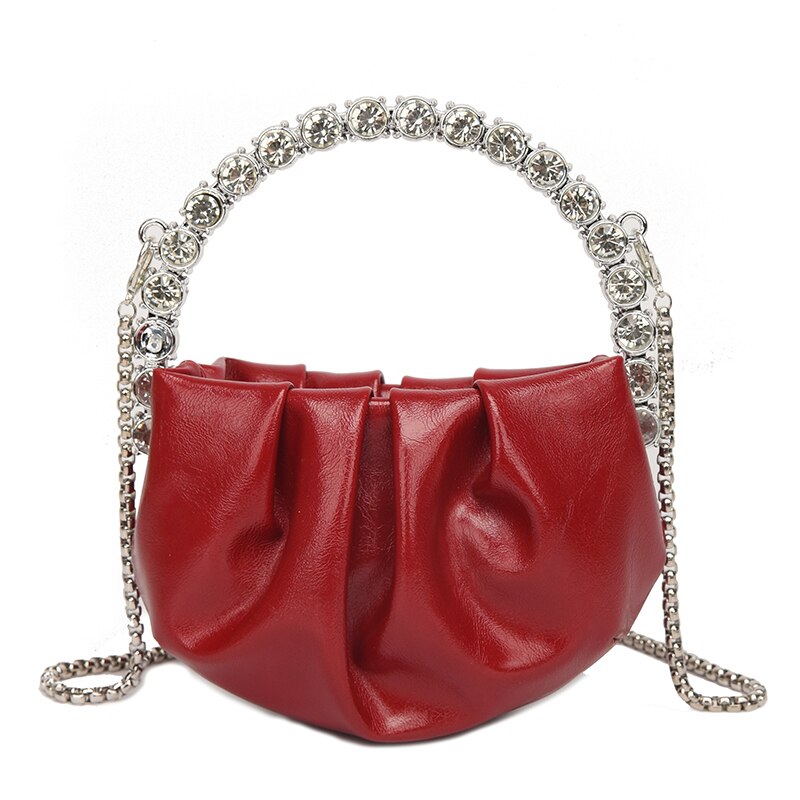 Fashion Female Mini Banquet Bag Handbags Luxury Designer Chain Shoulder Messenger Bags High Quality Cosmetic Diamond Women's Bag