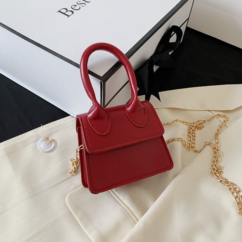 Mini Tote Bag Crocodile Pattern Flip Messenger Crossbody Bag Female Simple Shoulder Bag Small Square Lady Handbag New