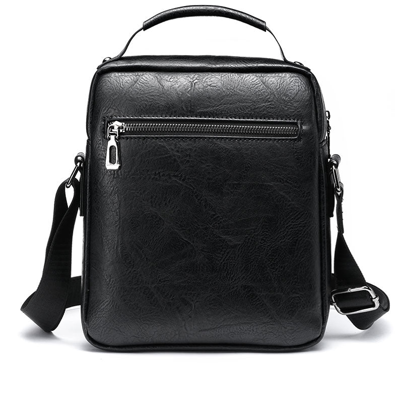 Weixier Men's Crossbody Bag Men Shoulder Bags Zippers Handbags Large Capacity Artificial Leather Bag for Male Messenger Tote Bag
