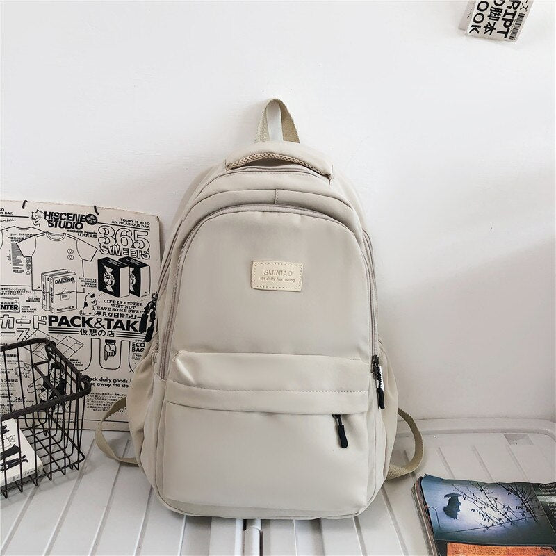 waterproof travel Nylon Backpack for Teenagers outdoor travel Schoolbags for Girl Large Capacity Fashion Ladies Backbags Mochila