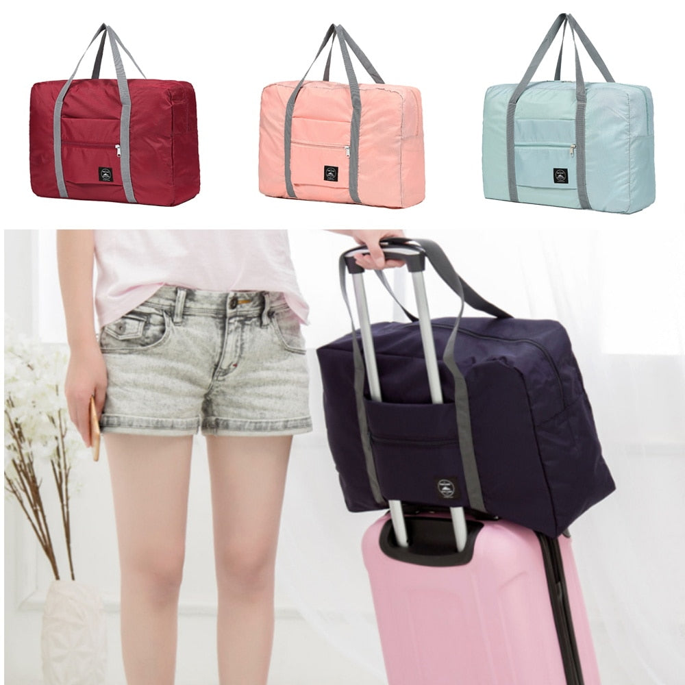 Storage Travel Bags Foldable Large Capacity Tote Carry on Luggage Handbag Color Duffel Women Men Portable Shoulder Gym Yoga Bags
