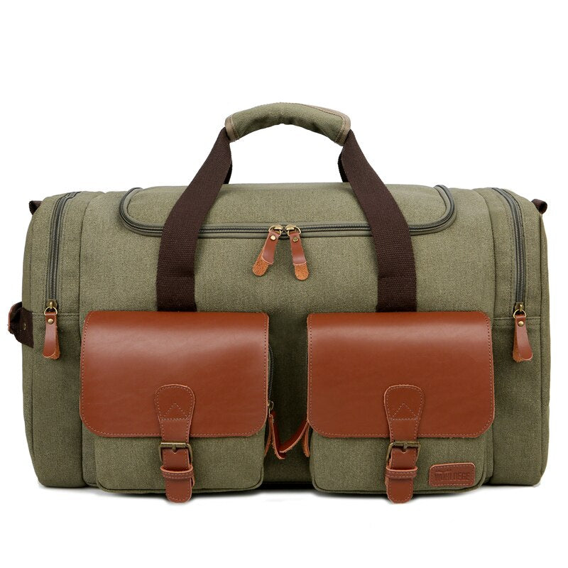1pc/2pc Travel Bags Large Capacity Handbags Luggage Canvas Bag Cut-proof Overnight Travel Shoulder Bags briefcase Dropshipping