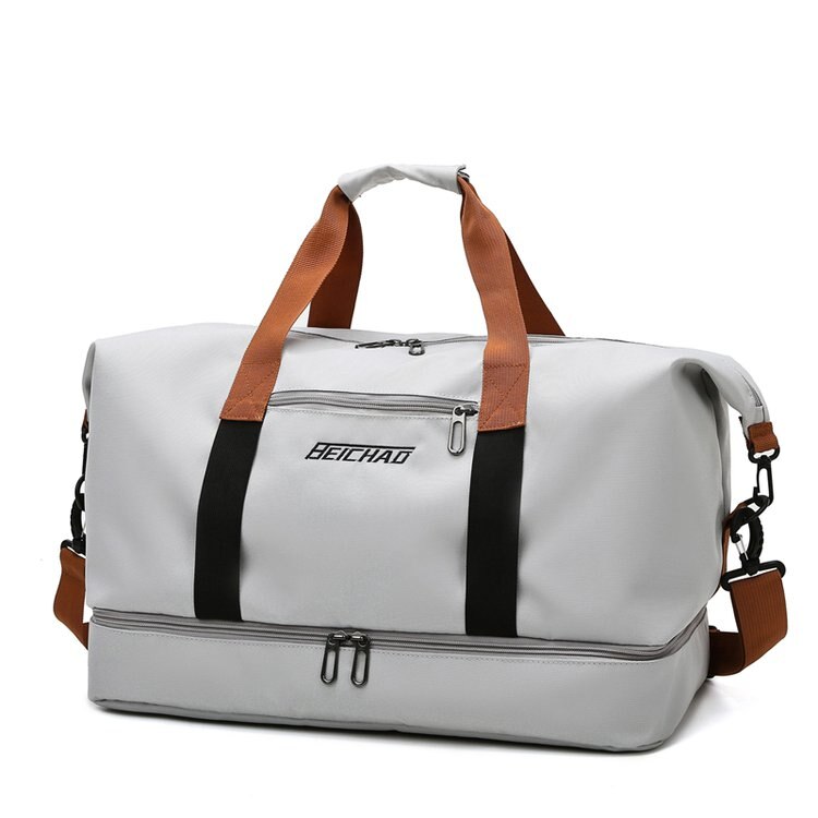 Unisex Large Capacity Travel Tote Bags Women Canvas Travel Handbag Men Sports Shoulder Bag Waterproof Travel Duffle Bag Foldable