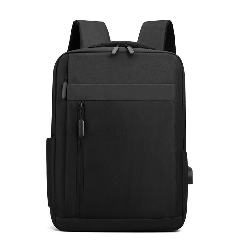 Men'S Business Computer Backpack Travel Simple Solid Color Backpacks Affordable Unisex Nylon Fashion Male Backpack