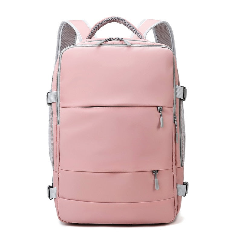 Pink Backpacks Female Outdoor Luggage Bag Women Travel Backpack Multifunction Large Capacity Sport Backpack Mochila Viaje