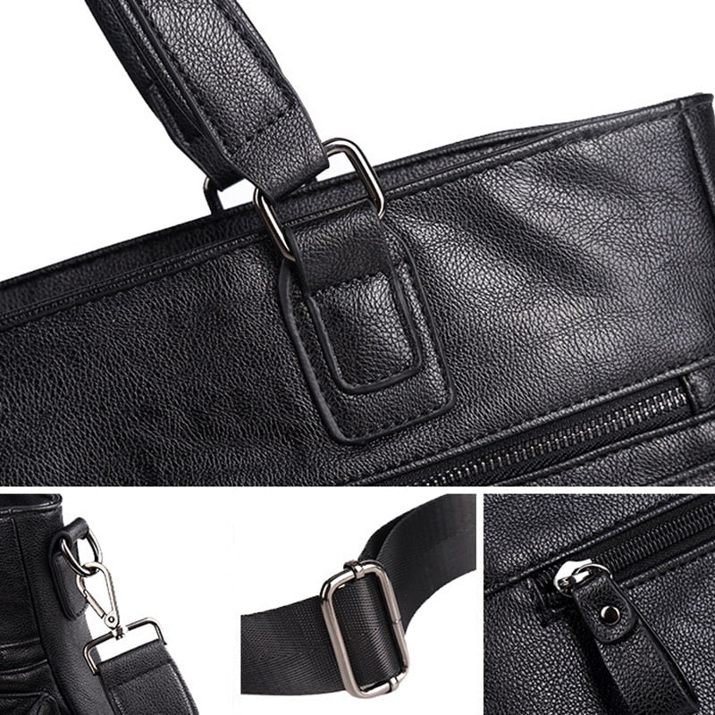 Scione Men's Shoulder Bag Nylon Material British Casual Fashion School Style High Quality Multi-function Large Capacity Design