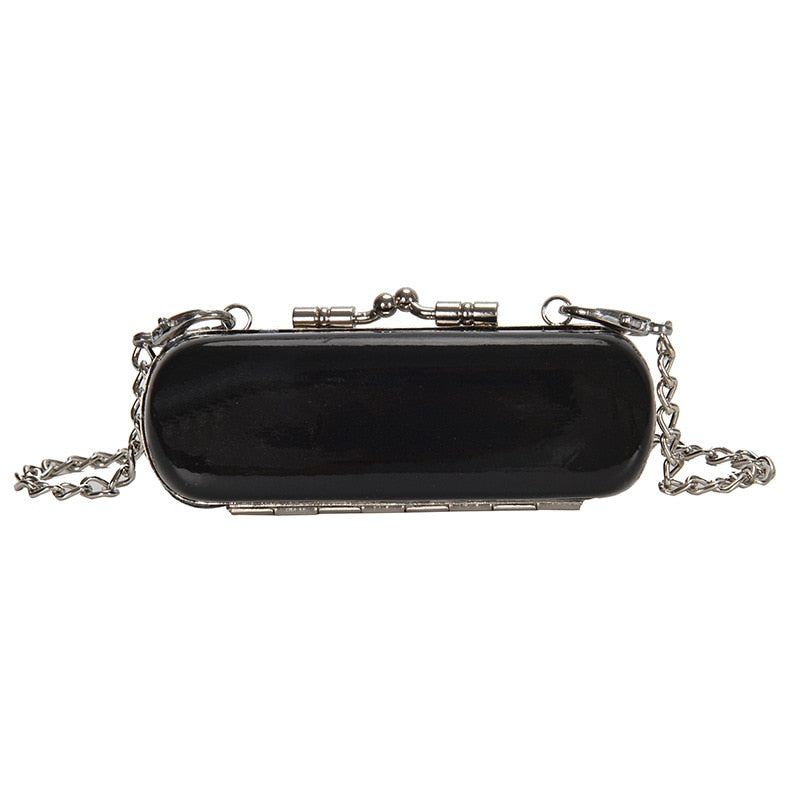 New Korean Style Popular Personalized Lipstick Bag Mini Chain Messenger Bag Portable Shoulder Bags Crossbody Handbags