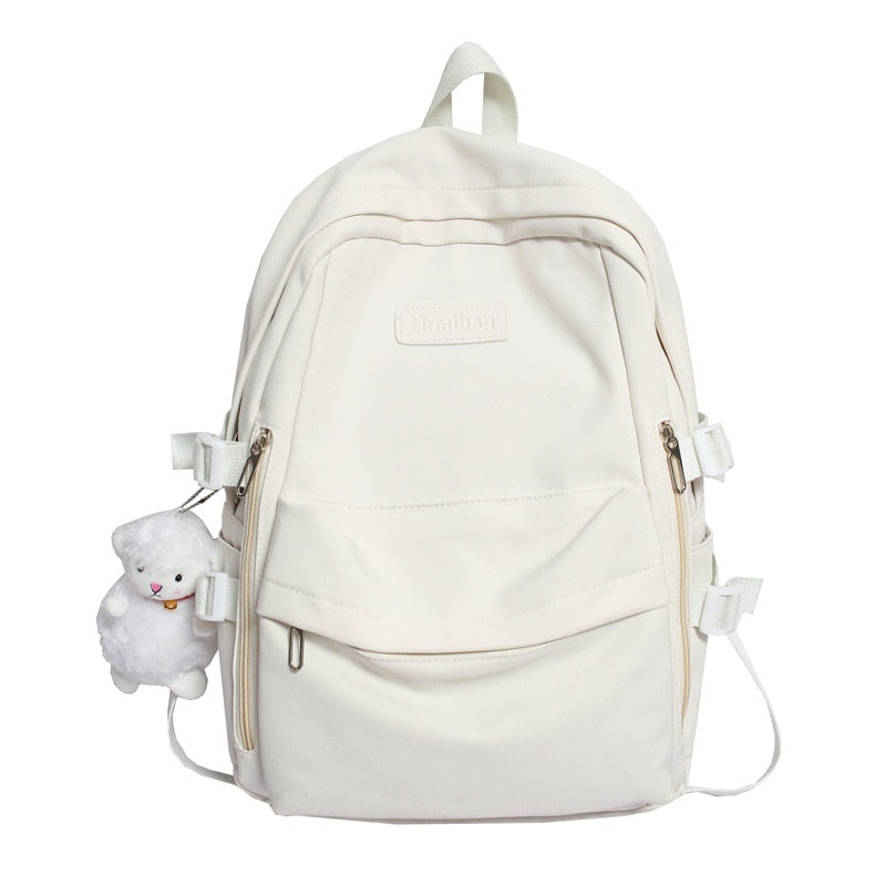 Casual Waterproof Nylon Women Bags School Backpack for Teenagers Girls Travel Backbag Mochilas Female Small Bookbag Kawaii Bag