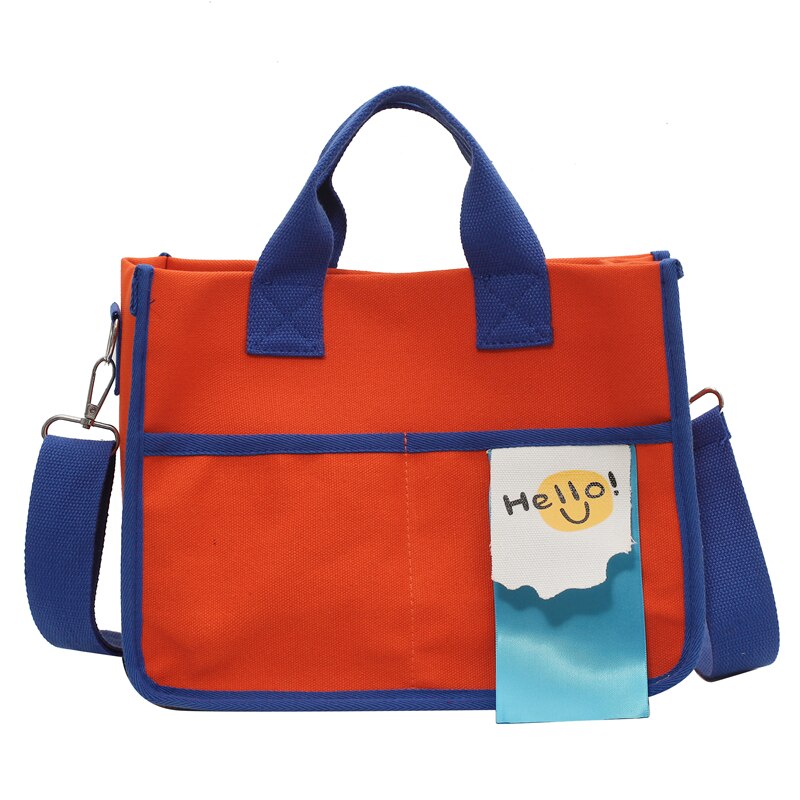 Women Bags Casual Handbag New Fashion Tote Bags for Women Large Capacity Shoulder Bag Canvas Panelled Messenger Bags Casual Tote