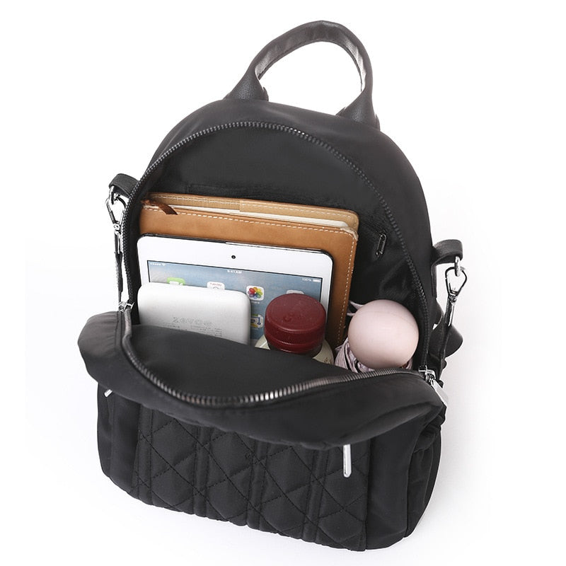 Nylon School Bags for Teenagers Women Backpacks Fashion Design Female Travel Bag Large Capacity Female Laptop Backpack Women Bag