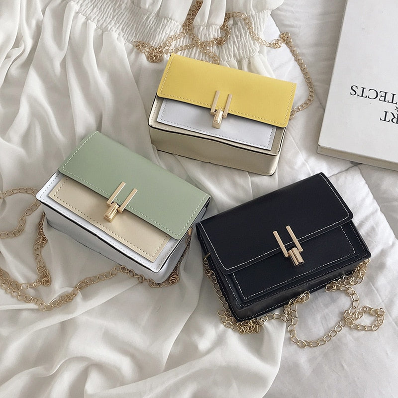 Women Bags Over The Shoulder Small Flap Crossbody Messenger Bag Girl Women's Handbags Ladies Phone Purse Small Square Bag