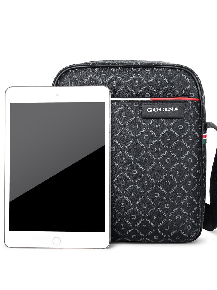 High Quality Waterproof Men Shoulder Bag For 9.7" iPad Fashion Mini Bag For Men Business Travel Crossbody Bags Male