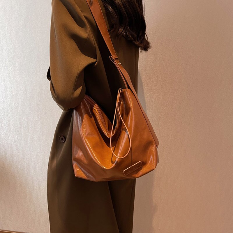 Western Style Women's New Fashion PU Leather Crossbody Bags Lady Female Woman Trendy Handbags Cross Body Zip Shoulder Sling Bag