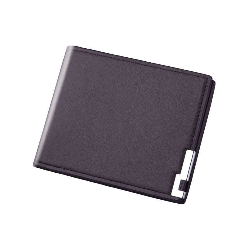 Hot Selling Fashion Men Wallets Luxury Brand Short Wallet Men's Multi-card Ultra-thin Wallet Trend No Zipper Coin Purse
