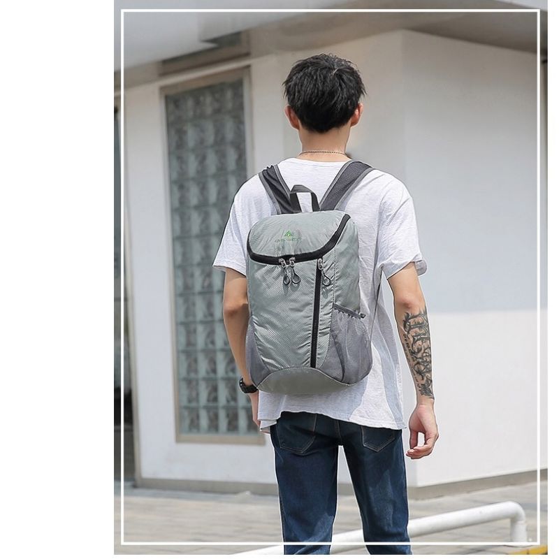 Portable Folding Outdoor Travel Backpack Men's Hiking Climbing Sports Backpack Women's Waterproof Luggage Backpack School Bag