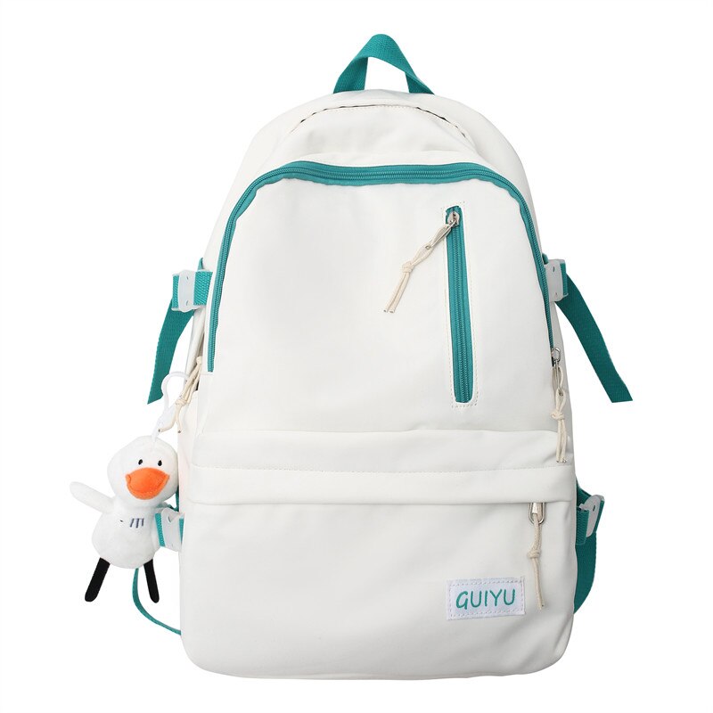 Cool Female Waterproof College Backpack Lady Nylon Laptop Backpack Book Girl Travel Student Bag Fashion Women School Bags Trendy