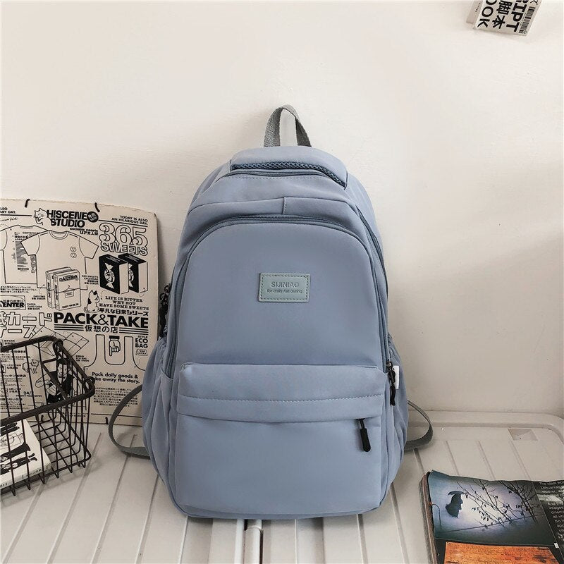 waterproof travel Nylon Backpack for Teenagers outdoor travel Schoolbags for Girl Large Capacity Fashion Ladies Backbags Mochila