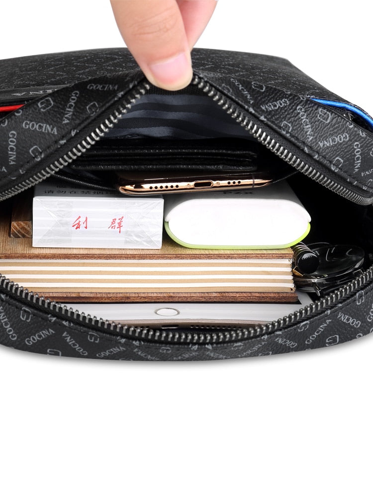 High Quality Waterproof Men Shoulder Bag For 9.7" iPad Fashion Mini Bag For Men Business Travel Crossbody Bags Male