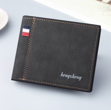 Business Men Wallets Small Money Purses Wallets New Design Dollar Price Top Men Thin Wallet With Coin Bag Zipper Coin Bag