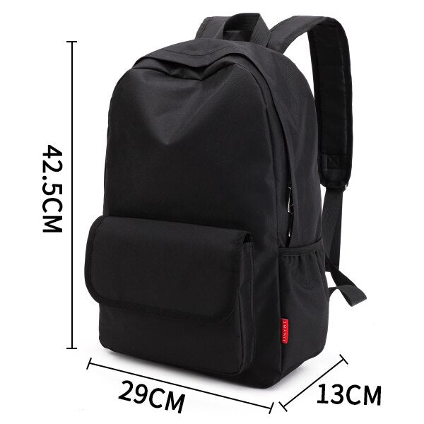 TINYAT Canvas Backpack Men Women Laptop Computer School Backpacks Waterproof Leisure For Teenage Travel Shoulder Book Bag