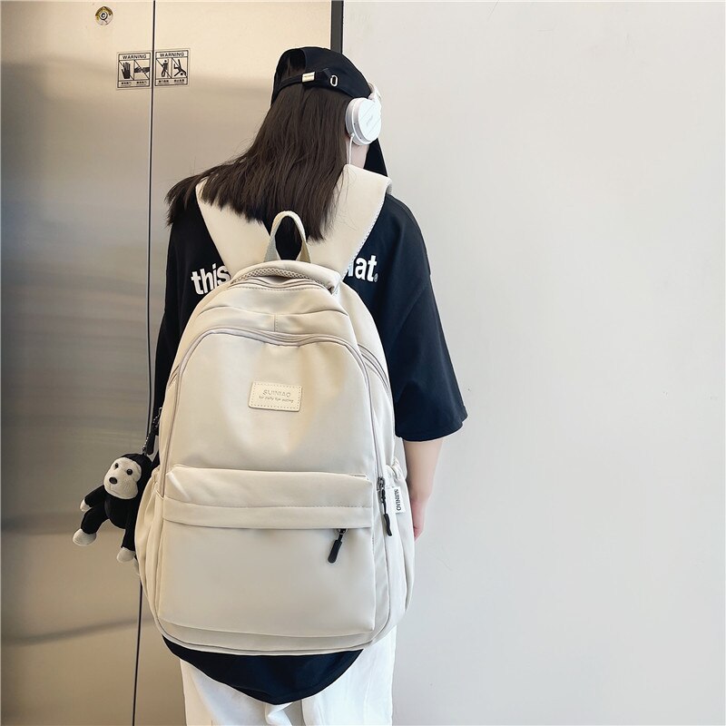 waterproof travel Nylon Backpack for Teenagers outdoor travel Schoolbags for Girl Large Capacity Fashion Ladies Backbags Mochila