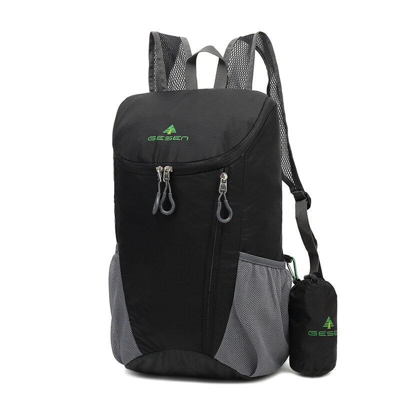 Portable Folding Outdoor Travel Backpack Men's Hiking Climbing Sports Backpack Women's Waterproof Luggage Backpack School Bag