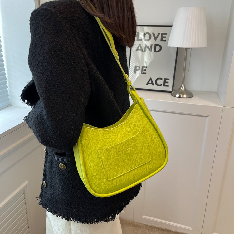 Stylish Women's Lady Messenger Bag Solid Color Shopping Bags PU Leather Bag Satchel Woman Female Cross Body Single Shoulder Bag