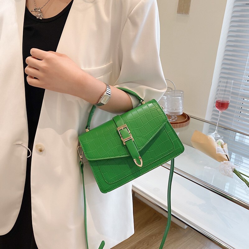 JIN YIDE Women Bags Fashion Square Messenger Bag Pu Leather Handbag And Purses Luxury Designer Crossbody Shoulder Bag Simple