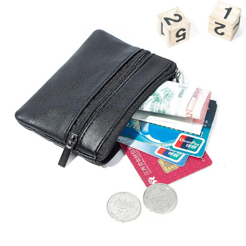 Women Men Coin Purse Men Small Bag Wallet Change Purses Zipper Money Bags Children Mini Wallets Leather Key Holder Carteira