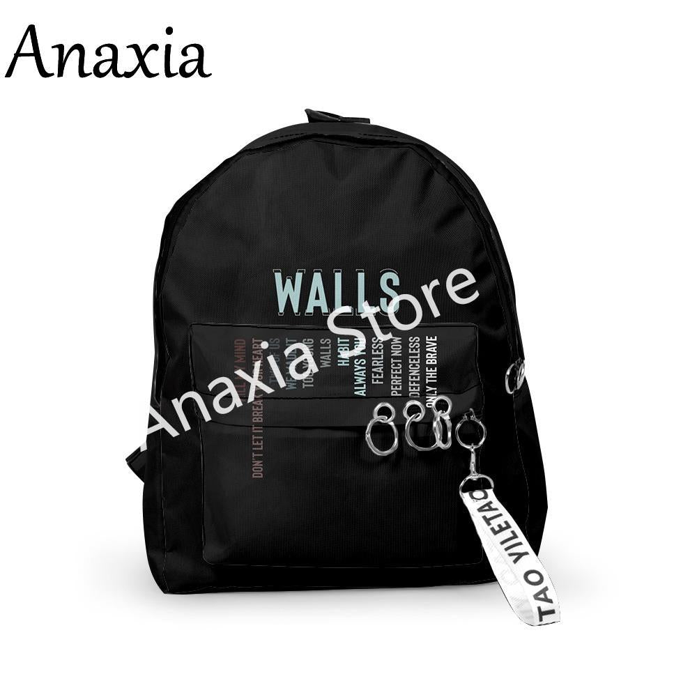 Creative Popular Backpacks Boys/Girls pupil School Bags 3D Print Keychains Oxford Waterproof Funny Cute Small Backpacks