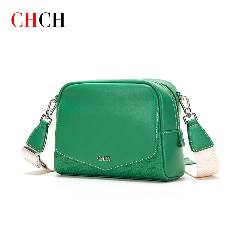 CHCH New Women's Retro Messenger Leather Mobile Phone Shoulder Bag Fashion Cow Leather Handbag