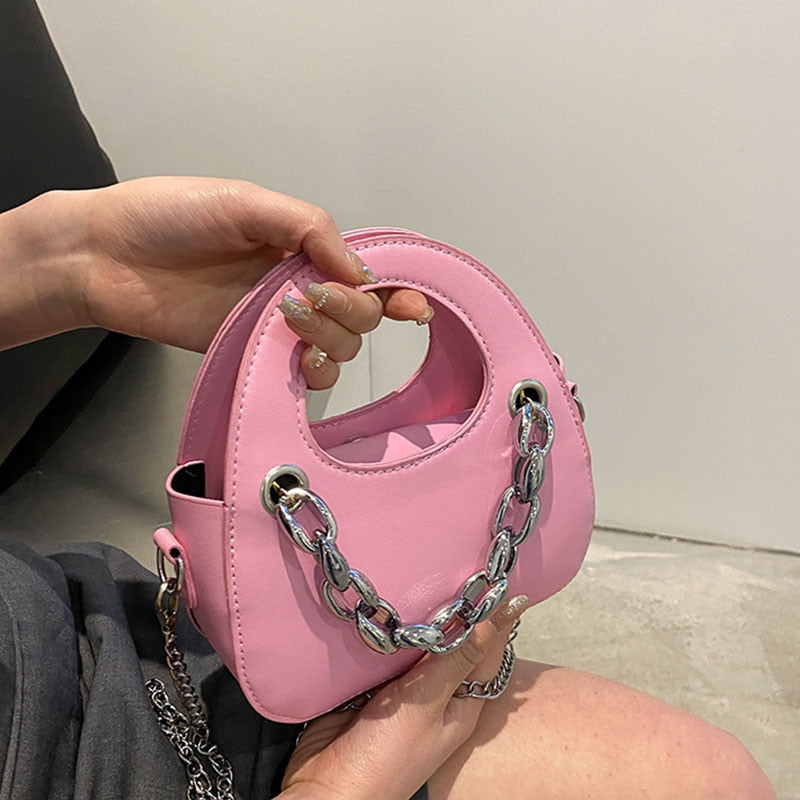 Brand Designer Women Bag Luxury Leather Small Crossbody Bags High quality Chain Handbag Purse Fashion Chain Female Shoulder Bag