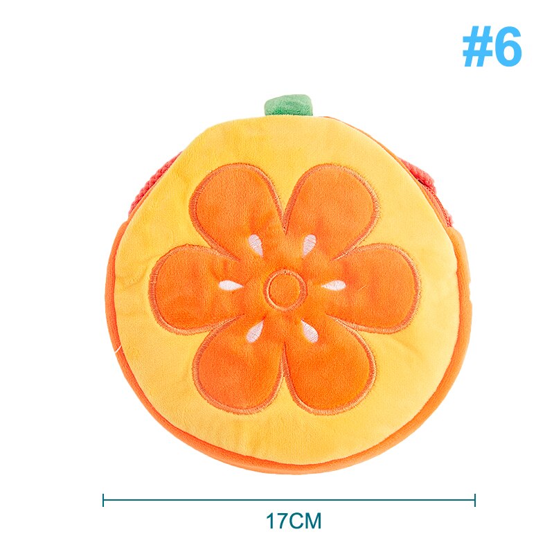 1PCS Girl Simulation Fruit Bag Children Watermelon Strawberry Shoulder Bag Plush Messenger Bag Coin Purse