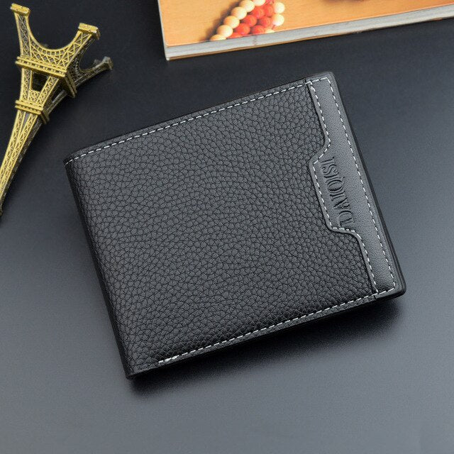 New Men Wallets Fashion Large Capacity PU Leather Purses Long Multifunctional Money Bag for Men Coin Card Holders Dropshipping