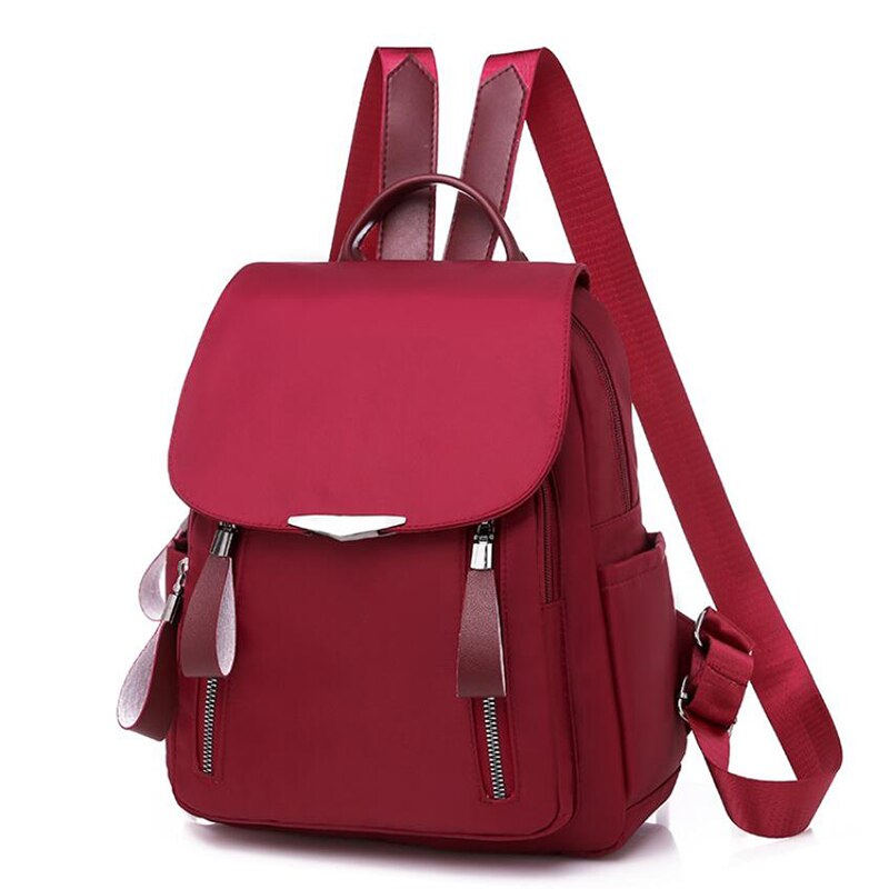 Korean Backpack Women The Wild Fashion Shoulder Travel Backack School Bag Waterproof Leisure Travel PU Leather Backpacks Black