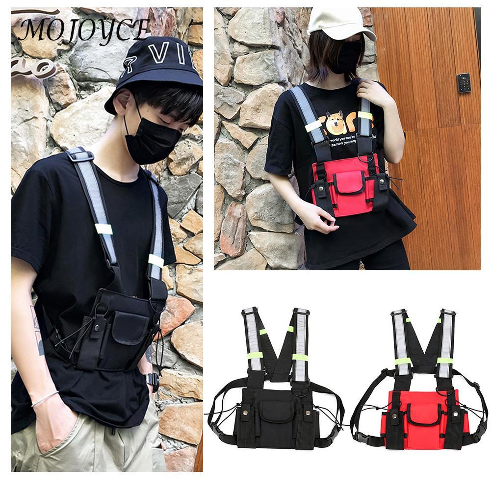 Hot Sale Backpacks Delicate Texture Men Women Multi-function Backpack Fashion Hip Hop Outdoor Travel Chest Knapsack