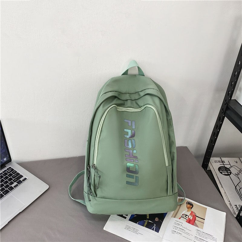 Fashion Women's backpacks Simple Couple Backpacks Students Traveling School backpacks Black Pink Female Bag