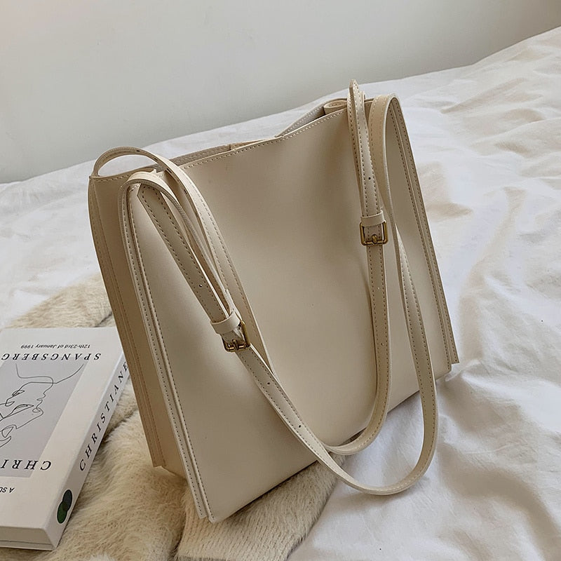 New High Quality PU Leather Vintage Fashion Female Tote Women's Designer hasp Handbag High capacity Shoulder Messenger Bag