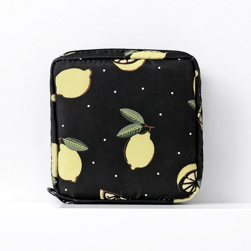 1PCS Women Cosmetic Bag Case Necessary Cute Travel Organizer Fashion Girl Lipstick Sanitary Pads Toiletry Bags Makeup Pouch