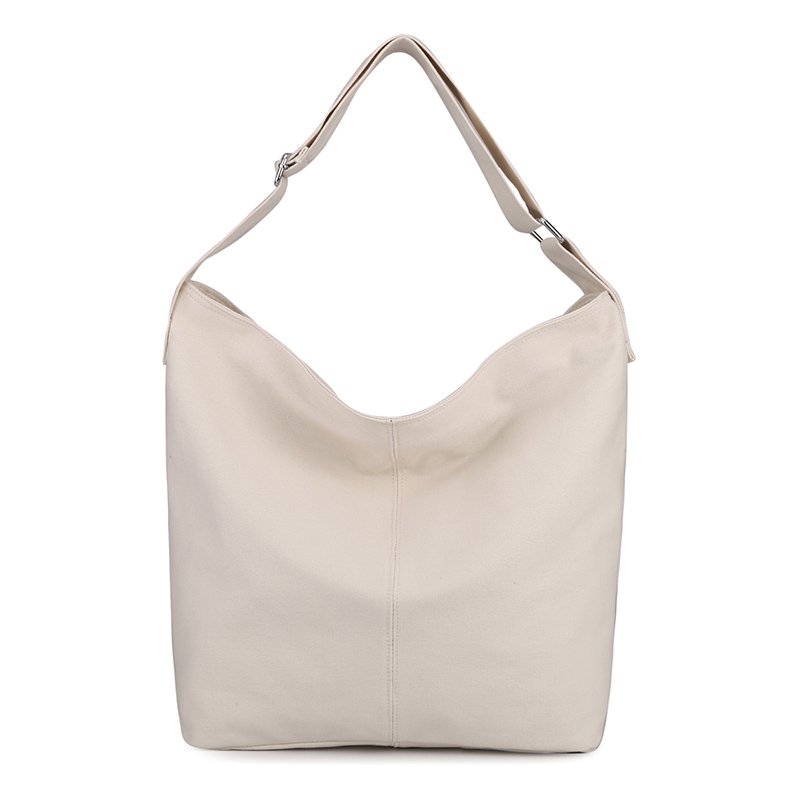 Fashion Canvas Women Bags Casual Totes Female Large Travel Shoulder Messenger Bag College Student Bag Solid Color Lady Handbags