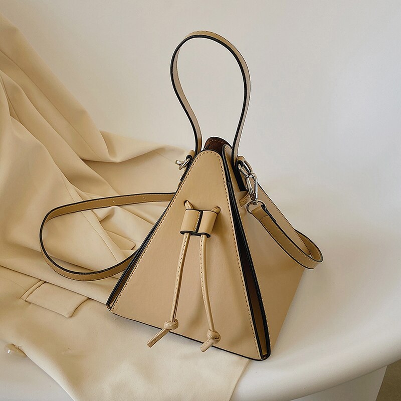 Fashion Ladies Shoulder Bags Handbag Sense of luxury Women Bags High quality Leather Crossbody Bag Designer Female Triangle Bags