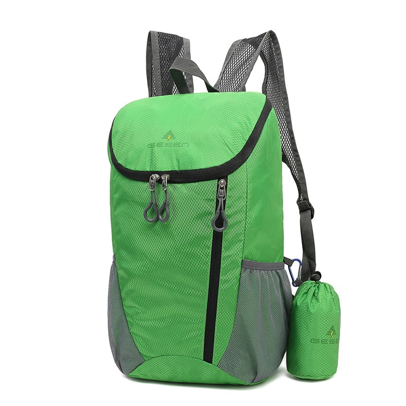 Portable Folding Outdoor Travel Backpack Men's Hiking Climbing Sports Backpack Women's Waterproof Luggage Backpack School Bag