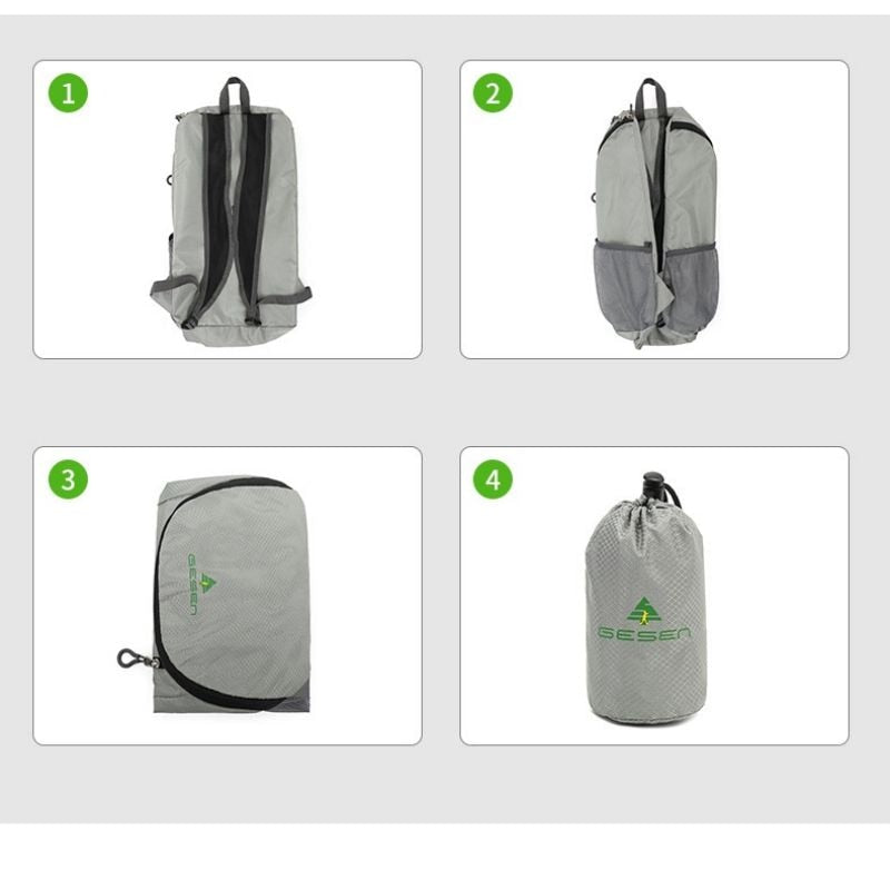 Portable Folding Outdoor Travel Backpack Men's Hiking Climbing Sports Backpack Women's Waterproof Luggage Backpack School Bag