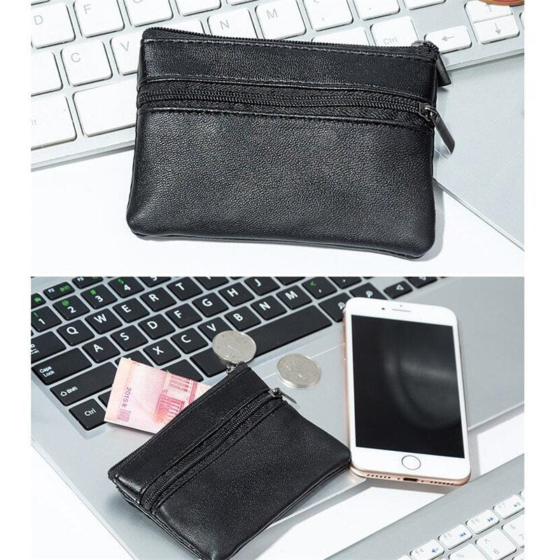 Women Men Coin Purse Men Small Bag Wallet Change Purses Zipper Money Bags Children Mini Wallets Leather Key Holder Carteira