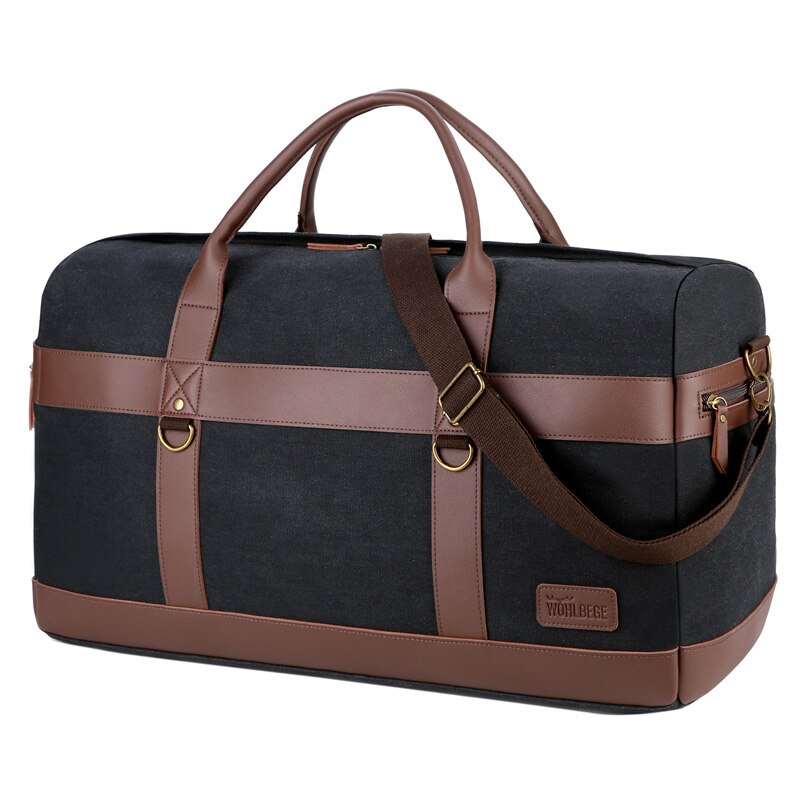1pc/2pc Travel Bags Large Capacity Handbags Luggage Canvas Bag Cut-proof Overnight Travel Shoulder Bags briefcase Dropshipping