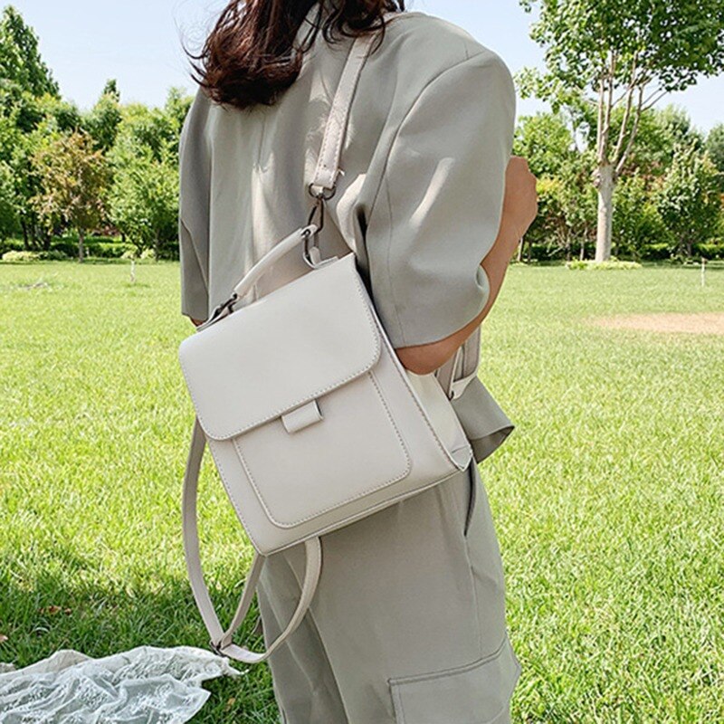 New Mini Women Cute Backpacks Trend High Quality Soft Leather Rucksack Fashion Women's Backpack Small Brand Designer Backbags